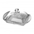 Venus  glass butter dish 11x17x10,5cm