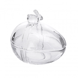 Glass egg box 13,5x9,5x12,5 cm