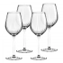 Plisse set of 4 pcs wine glasses 500ml Plisse set of 4 pcs wine glasses 500ml