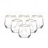 Rubin Gold set of 6 pcs glasess 370 ml Rubin Gold set of 6 pcs glasess 370 ml