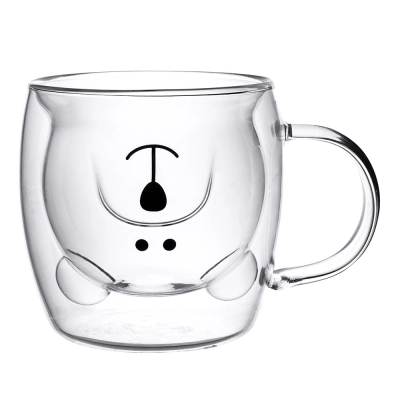 
                                            Andrea Kids high borosilicate glass 260ml dec. bear
                                            