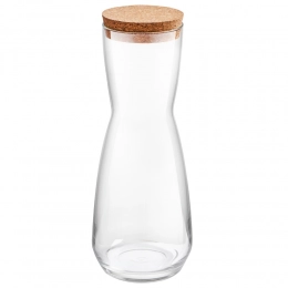 Стеклянная кувшин с пробкой объемом 1,1 л