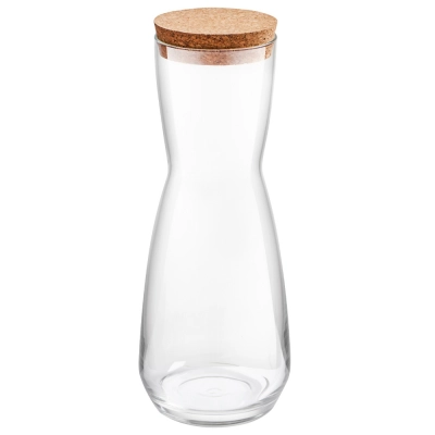 
                                                Glass carafe with cork lid 1,1 L
                                                