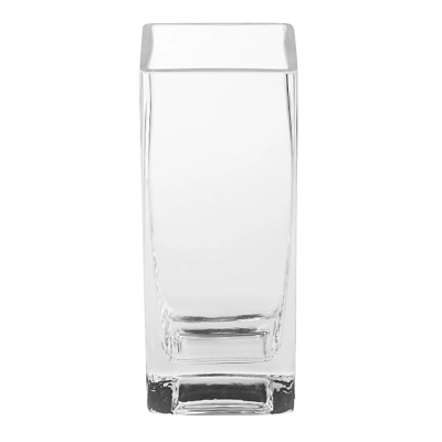 
                                            Glass vase square 10x10 cm h 20 cm
                                            