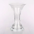 Glass vase X h 18 cm