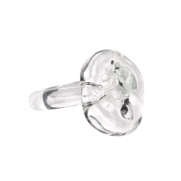 Glass napkin holder ring shape