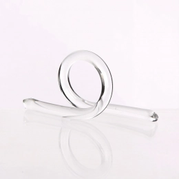 Glass napkin holder loop shape