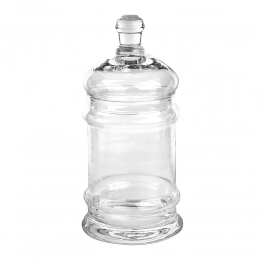 Glass storage jar 2L with lid