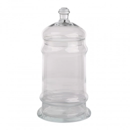 Glass storage jar 3L with lid