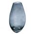 Glass vase 13.5x12x25.5 cm, navy blue, color box Glass vase 13.5x12x25.5 cm, navy blue, color box