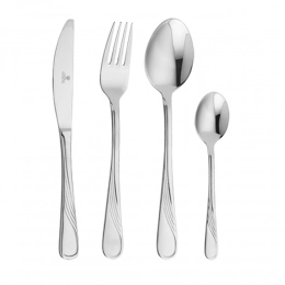 Violino set of 24 pieces of cutlery, flock