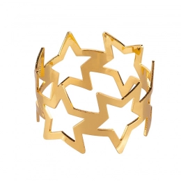 Napkin ring in the shape of a star 4,5x3 cm