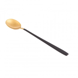 Gold Dream coctail spoons set of 3 pcs. on blister in black color BZ