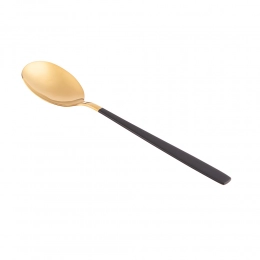 Gold Dream tea spoons set of 3 pcs. on blister in black color BZ