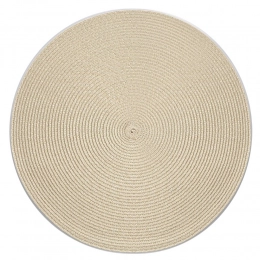 Table mat PP dia. 38 cm beige