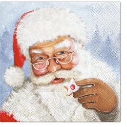 Napkins Santa  with Gingerbread