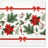 Napkins Festive Poinsetia