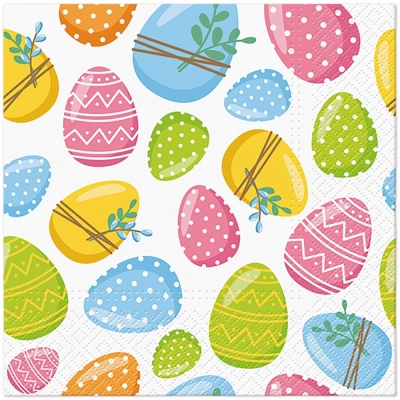 
                                            SET of 20 EASTER PAPER NAPKINS 33X33CM (TL124700)
                                            