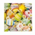 Napkins Daisies among eggs