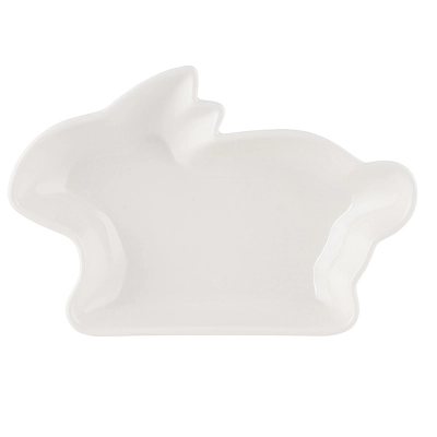 
                                            Hare dish 17,5x12x2,5 cm cream porcelain
                                            