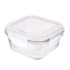 Стеклянный прямоугольный контейнер для пищевых продуктов объемом 450 мл с вентилируемой крышкой Стеклянный прямоугольный контейнер для пищевых продуктов объемом 450 мл с вентилируемой крышкой