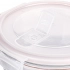 ROUND GLASS FOOD CONTAINER WITH VENTED LID 0,95 L; 18x8 cm ROUND GLASS FOOD CONTAINER WITH VENTED LID 0,95 L; 18x8 cm