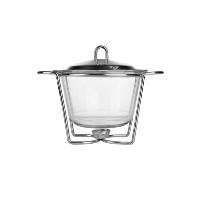 
                                            Glass oven dish with steel metal rack and lid 4,0l
                                            