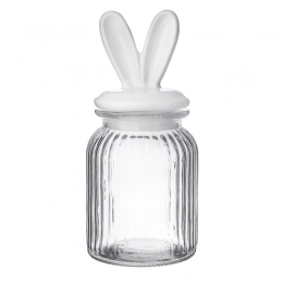 Glass jar with ceramic lid 900ml