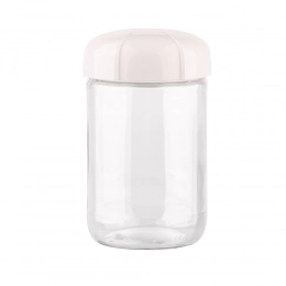 Glass jar with plastic lid 660ml