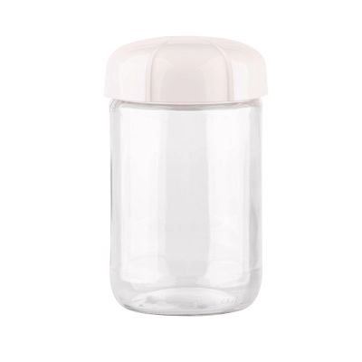 
                                                Glass jar with plastic lid 660ml
                                                