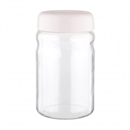 Glass jar with plastic lid 1400ml