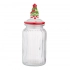 Storage jar with ceramic lid in the shape of a Christmas tree, 1250ml Storage jar with ceramic lid in the shape of a Christmas tree, 1250ml
