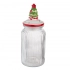 Storage jar with ceramic lid in the shape of a Christmas tree, 1250ml Storage jar with ceramic lid in the shape of a Christmas tree, 1250ml