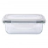 Fresh rect.soda lime glass food container wtih pp lid 14,5x10,5x5,5 cm 370 ml Fresh rect.soda lime glass food container wtih pp lid 14,5x10,5x5,5 cm 370 ml