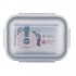Fresh rect.soda lime glass food container wtih pp lid 14,5x10,5x5,5 cm 370 ml Fresh rect.soda lime glass food container wtih pp lid 14,5x10,5x5,5 cm 370 ml