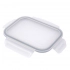 Rect.soda lime glass food container wtih pp lid 650 ml 17,6x13,1x6,4 cm Rect.soda lime glass food container wtih pp lid 650 ml 17,6x13,1x6,4 cm