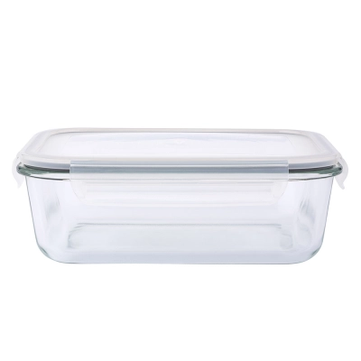 
                                            1500ml rect.soda lime glass food container wtih pp lid 22,9x17,4x7,6 cm
                                            