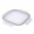 Square soda lime glass food container with pp lid 1,1 L 18,5x18,5x7,5 cm Square soda lime glass food container with pp lid 1,1 L 18,5x18,5x7,5 cm