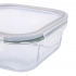 Square soda lime glass food container with pp lid 1,1 L 18,5x18,5x7,5 cm Square soda lime glass food container with pp lid 1,1 L 18,5x18,5x7,5 cm