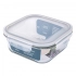 Square soda lime glass food container with pp lid 1,1 L 18,5x18,5x7,5 cm Square soda lime glass food container with pp lid 1,1 L 18,5x18,5x7,5 cm