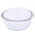 Round soda lime glass food container with pp lid 400 ml 13,5x6,3 cm Round soda lime glass food container with pp lid 400 ml 13,5x6,3 cm