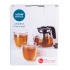 Set of glass tea pot 900ML with filter and 2pcs high borosilicate glass 350ml Set of glass tea pot 900ML with filter and 2pcs high borosilicate glass 350ml