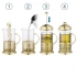 Glass French press in a steel basket, in gold color, 1000 ml Glass French press in a steel basket, in gold color, 1000 ml