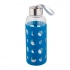 Glass bottle in a silicone cover 500 ml navy blue Glass bottle in a silicone cover 500 ml navy blue