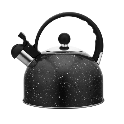
                                                Daily stainless steel whistling  kettle black marble 2,5 L
                                                