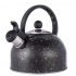 Daily stainless steel whistling kettle black marble 2,5 L Daily stainless steel whistling kettle black marble 2,5 L