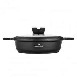 Valdinox Expert low casserole 24cm with lid 2,5l.