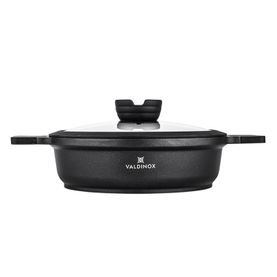 
                                            Valdinox Expert low casserole 24cm with lid 2,5l.
                                            