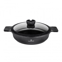 Valdinox Expert low casserole 28cm with lid 3,5l.