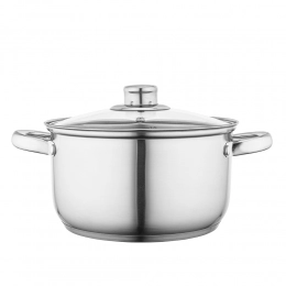Fabio stainless steel casserole 20cm 3,6 L with lid